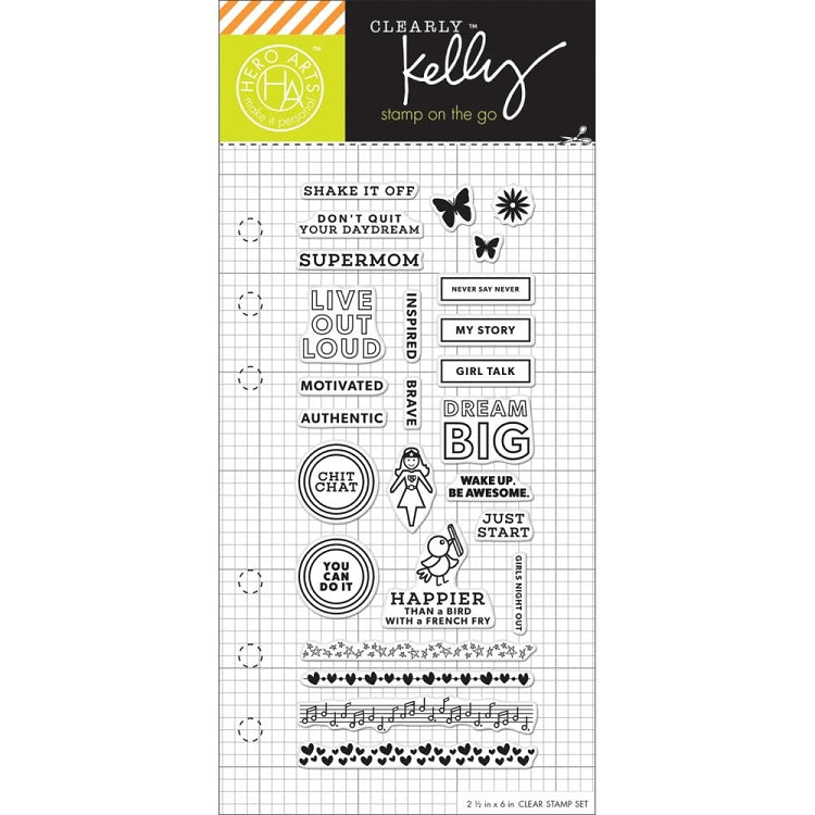 Kelly's Girl Talk Planner Stamp Set