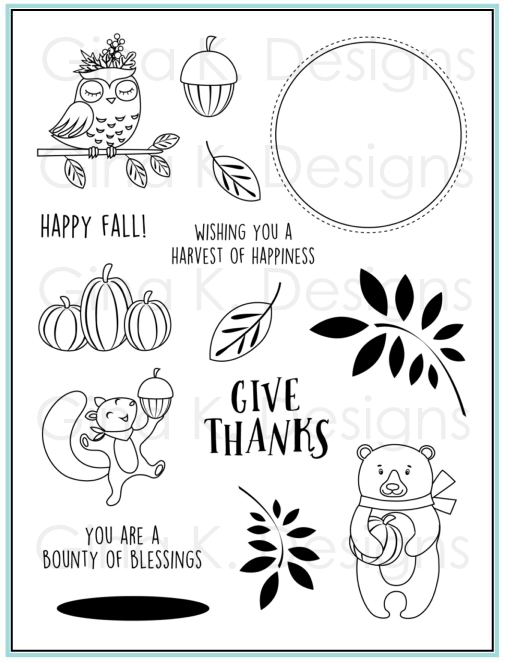 Give Thanks Stamp Set