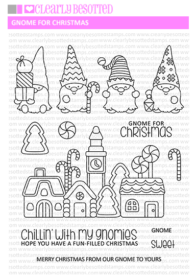 Gnome For Christmas Stamp Set