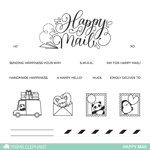 Happy Mail Stamp Set