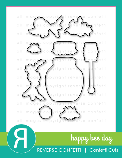 Happy Bee Day Confetti Cuts