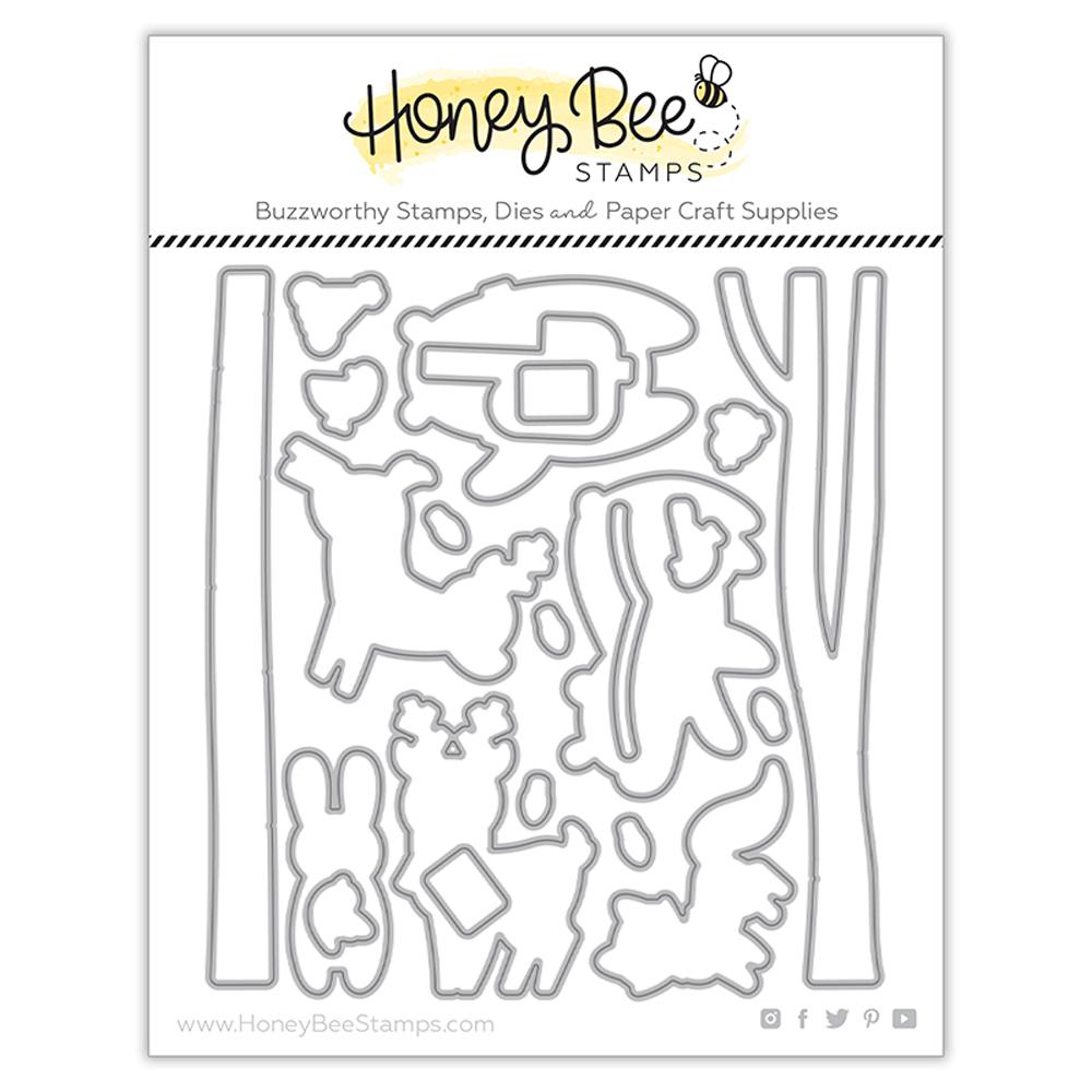 Woodland Winter Animals Honey Cuts