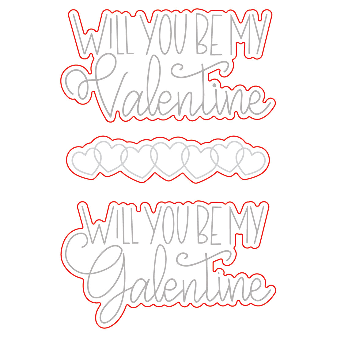 Will You Be My Honey Cuts