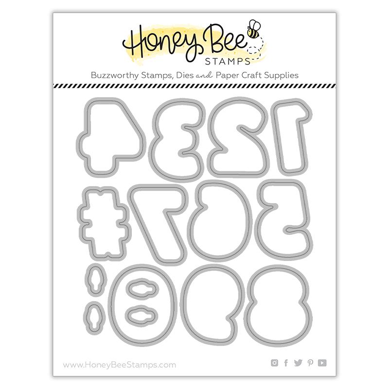 Sugar Cookie Numbers Honey Cuts