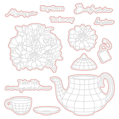Teatime Florals Honey Cuts