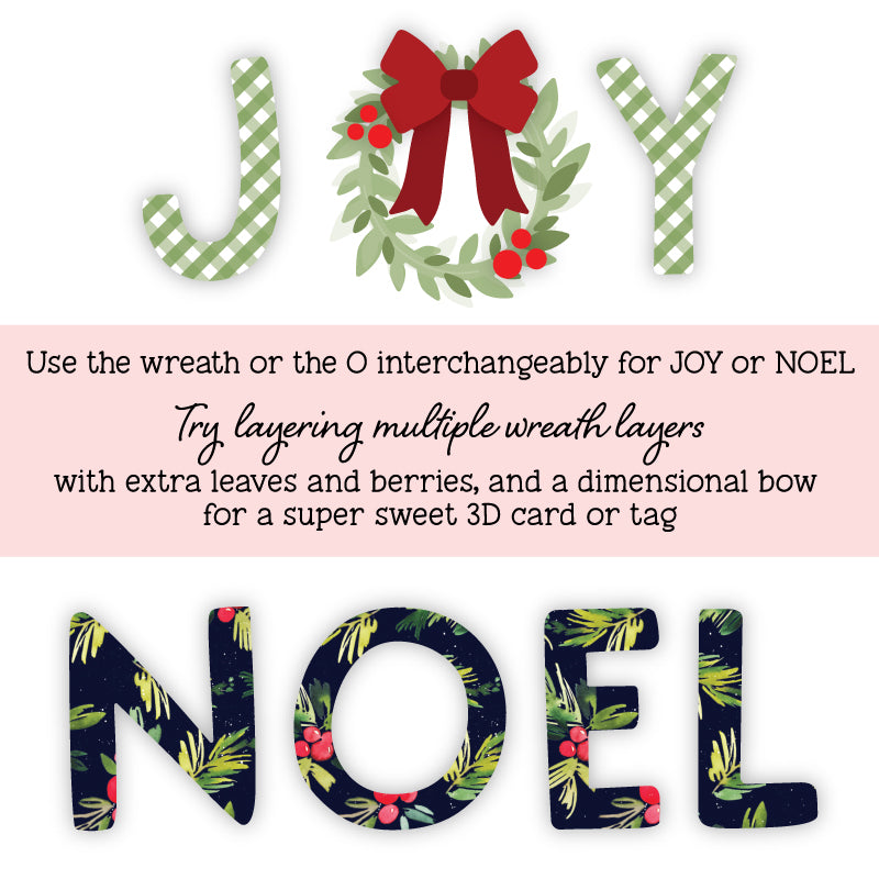 Joy Noel Wreath Honey Cuts