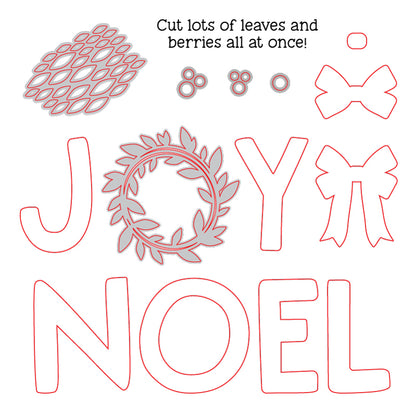 Joy Noel Wreath Honey Cuts