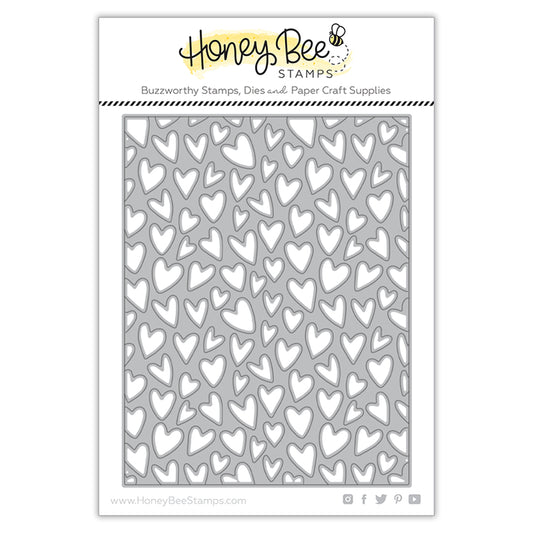 Whimsical Hearts A2 Cover Plate Honey Cuts