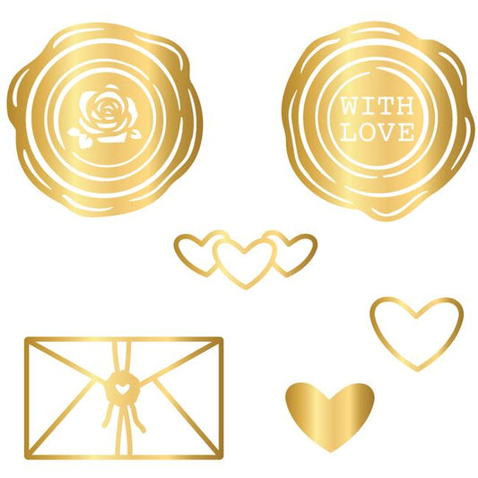 Wax Seals: Love Hot Foil Plate