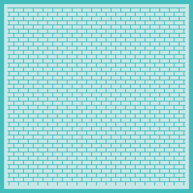 Perfect Bricks Background Stencil