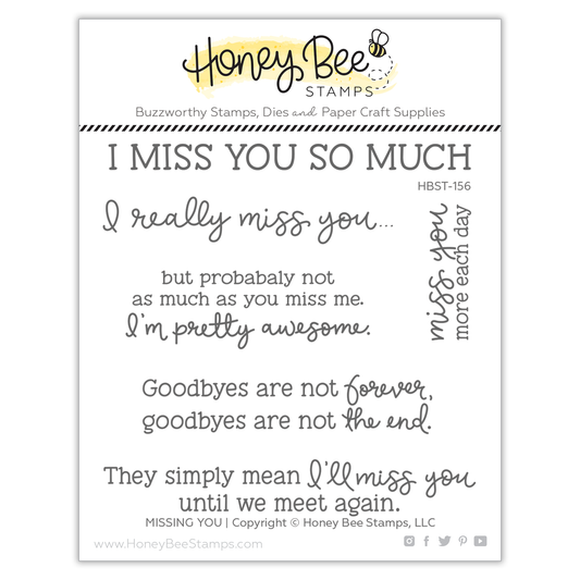 Missing You Stamp Set