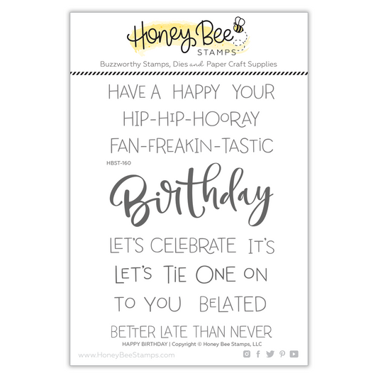 Happy Birthday Stamp Set