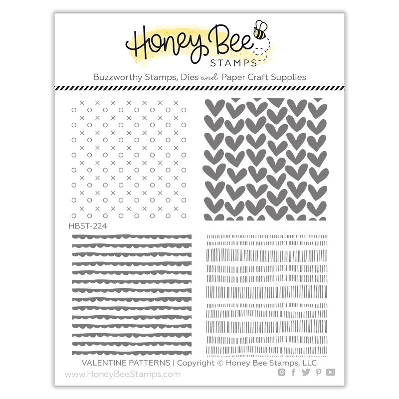 Valentine Patterns Stamp Set