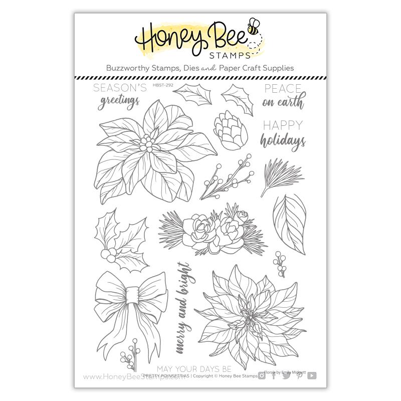 Pretty Poinsettias Stamp Set