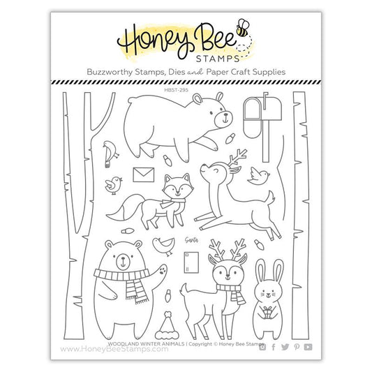 Woodland Winter Animals Stamp Set
