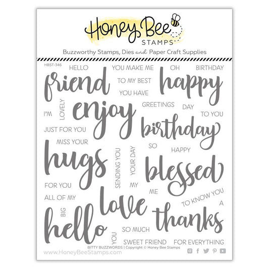 Bitty Buzzwords Stamp Set