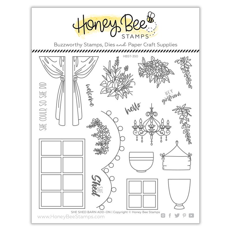 She Shed Barn Add-On Stamp Set