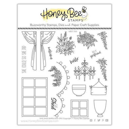 She Shed Barn Add-On Stamp Set