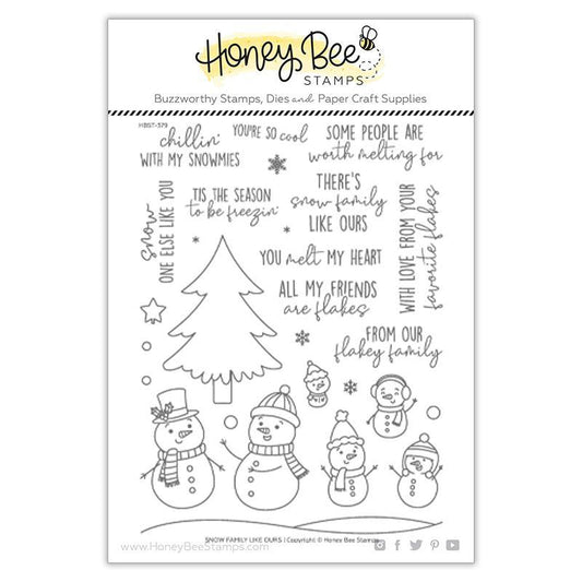 Snow Family Like Ours Stamp Set