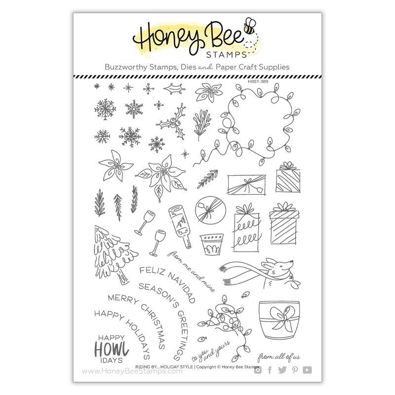 Riding By Holiday Style Stamp Set