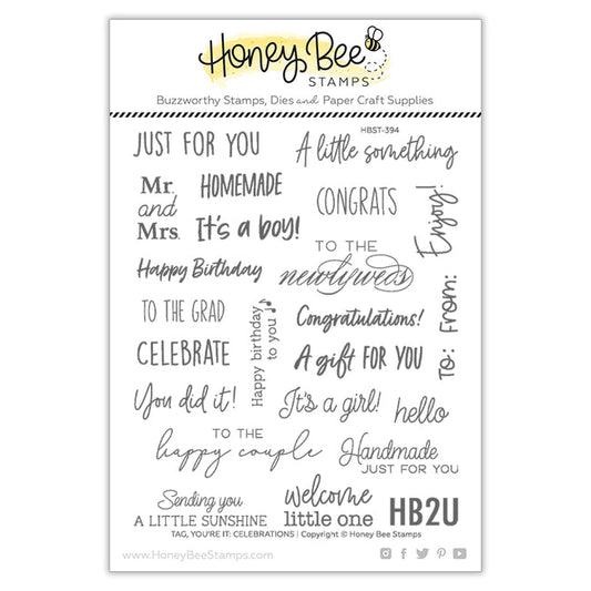 Tag You're It: Celebrations Stamp Set