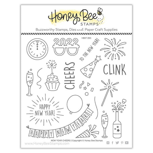 New Year Cheers Stamp Set