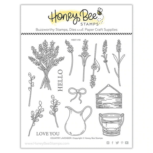 Country Lavender Stamp Set