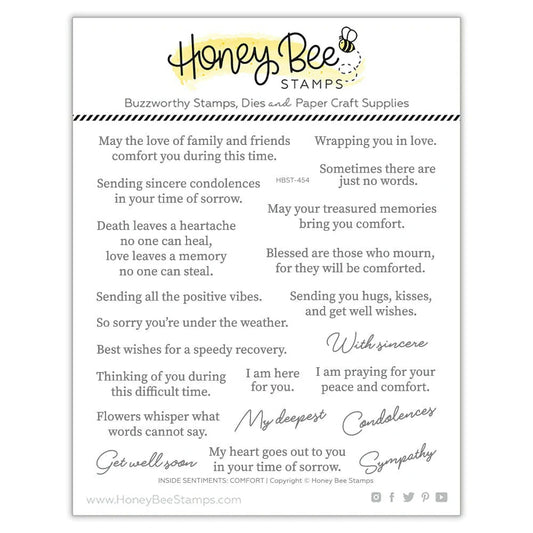 Inside Sentiments: Comfort Stamp Set