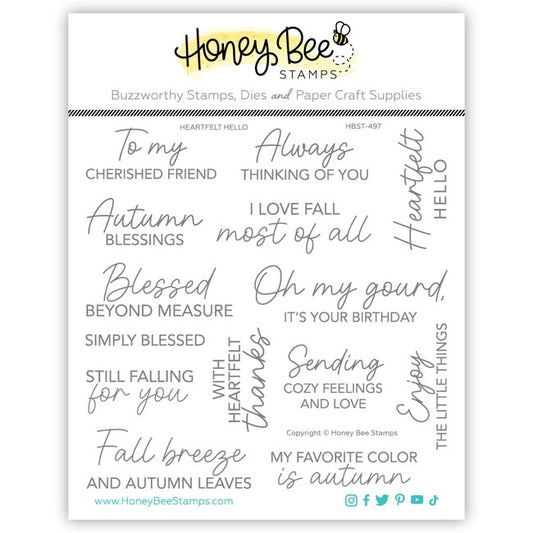 Heartfelt Hello Stamp Set