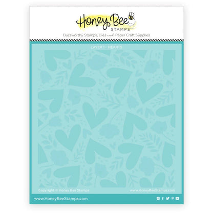 Hearts In Bloom Layering Stencils