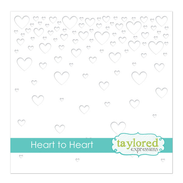Heart to Heart Stencil