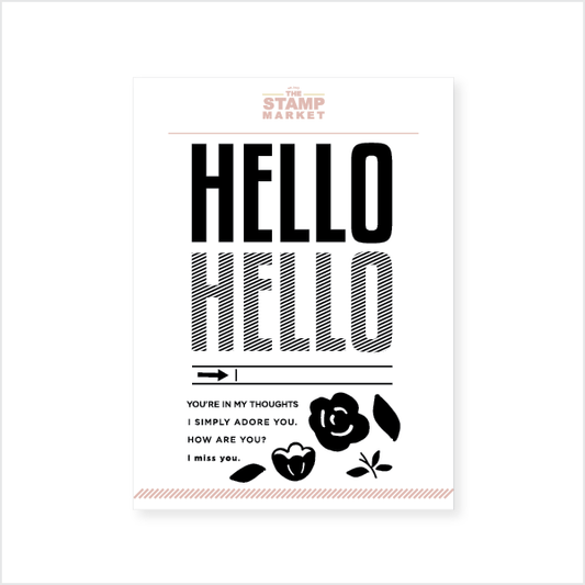 Hello Hello Stamp Set