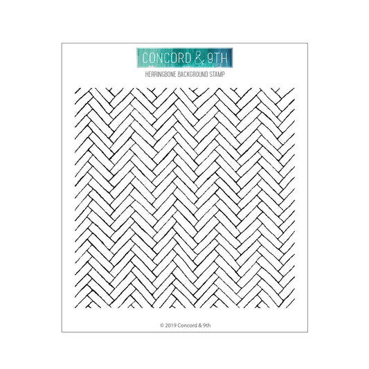 Herringbone Background Stamp