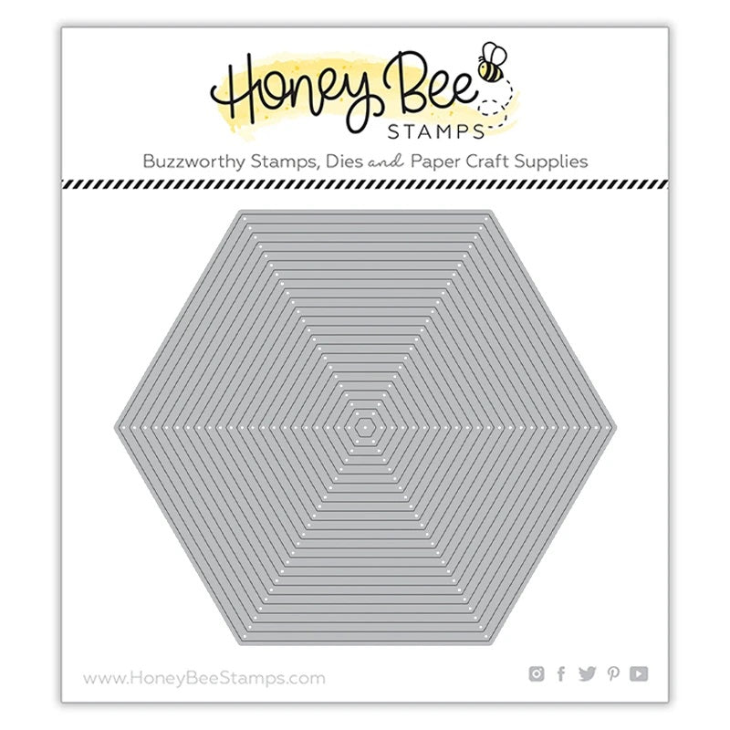 Hexagon Thin Frames Honey Cuts