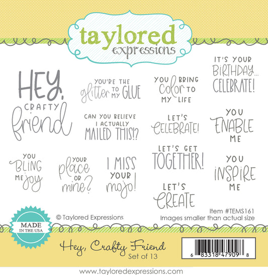 Hey, Crafty Friend Stamp Set