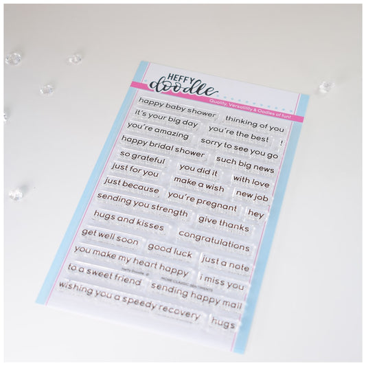More Classic Sentiments Stamp Set