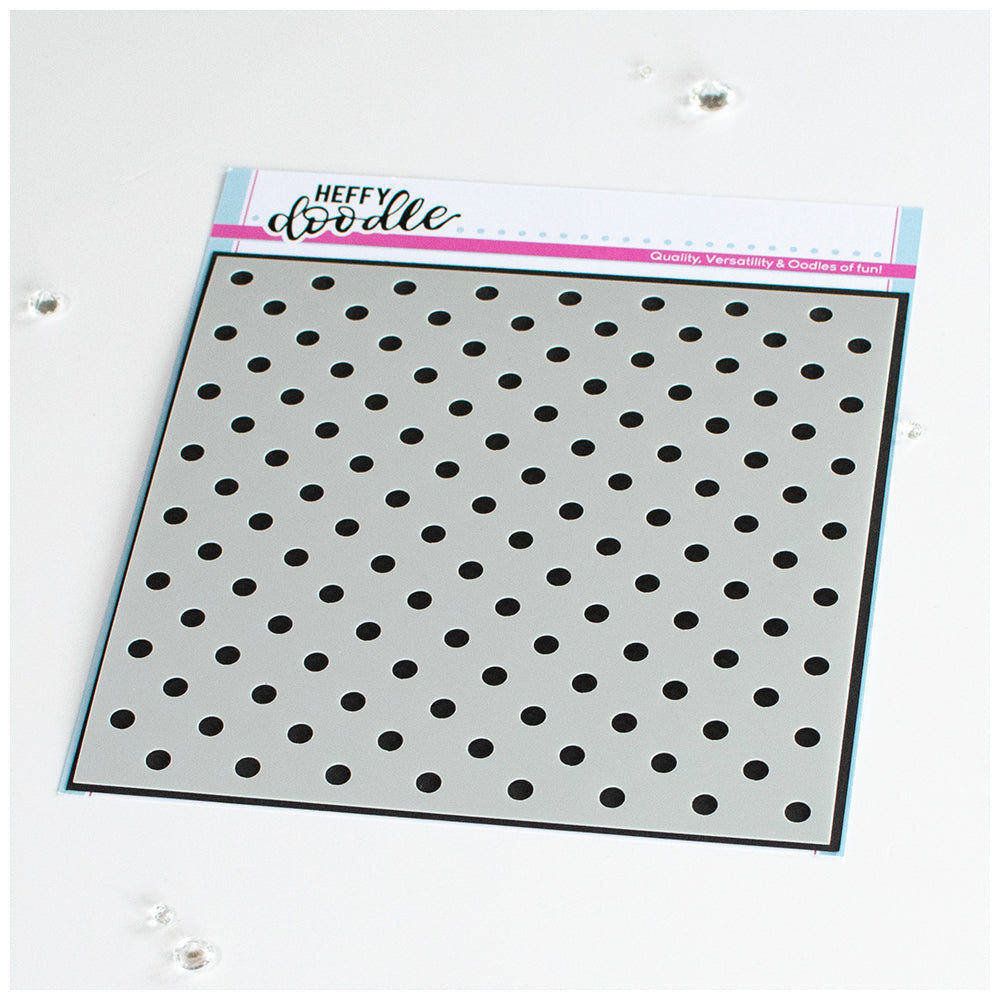 Let's Polka Stencil