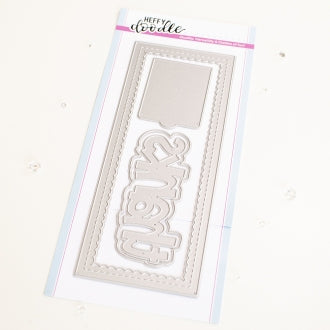 Slimline Scalloped Peekaboo Dies
