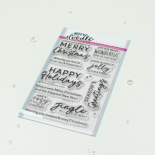 Happy Holidays Sentiment Stamp Set