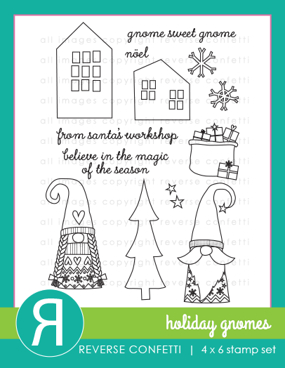 Holiday Gnomes Stamp Set