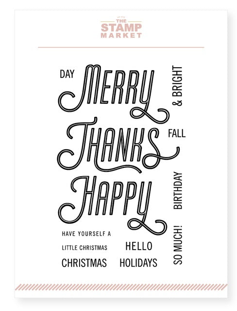 Holiday Hellos Stamp Set