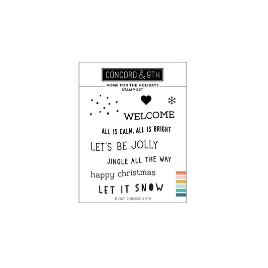 Home For The Holidays Stacks Stamp Set