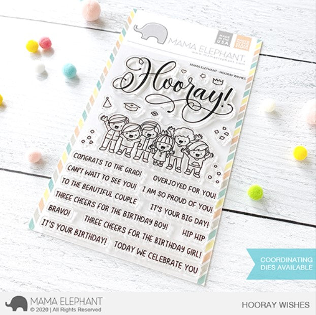 Hooray Wishes Stamp Set