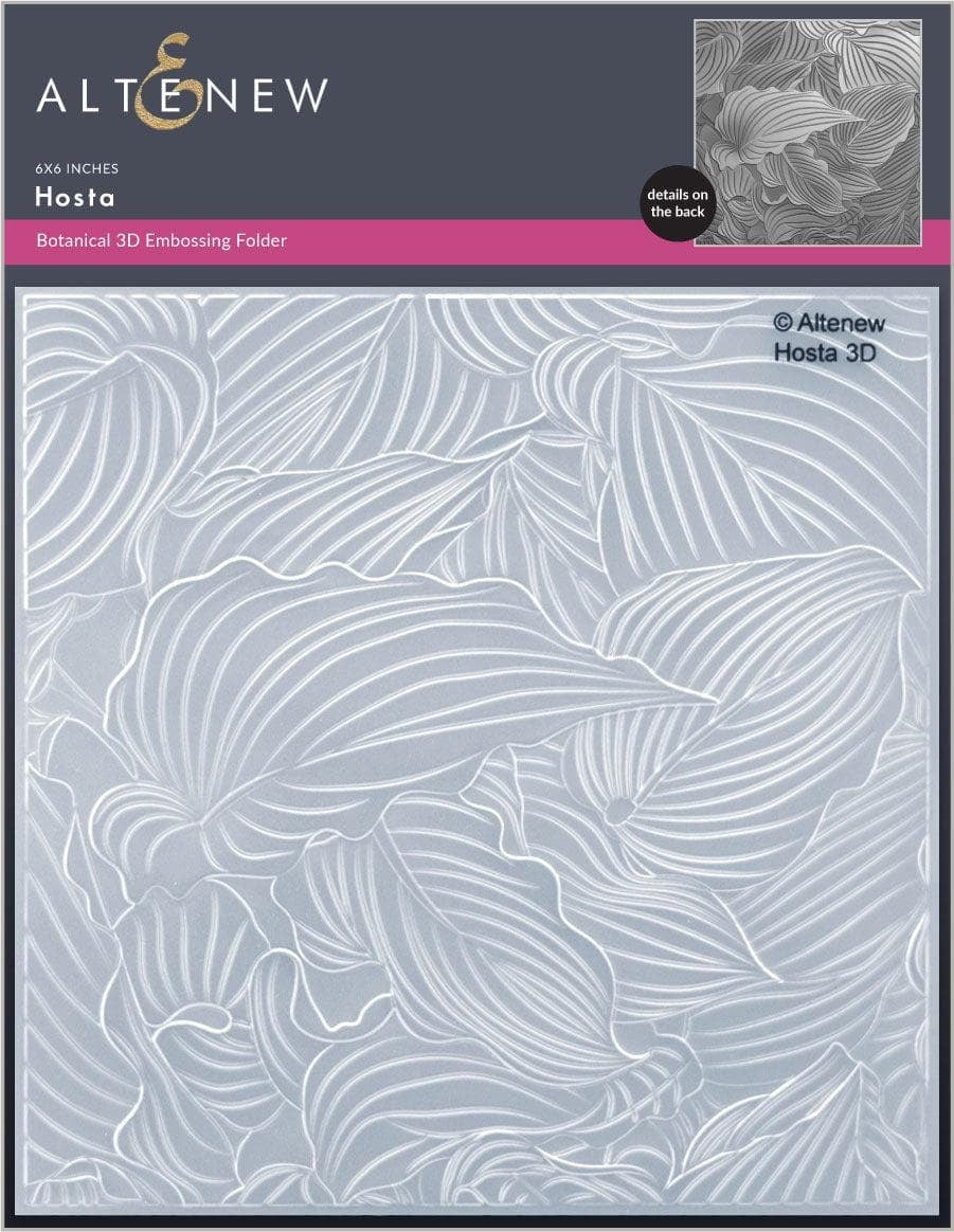 Hosta 3D Embossing Folder