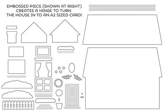 House Builder Card Base Honey Cuts