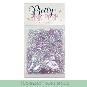 Hydrangea Flowers Sequins Mix