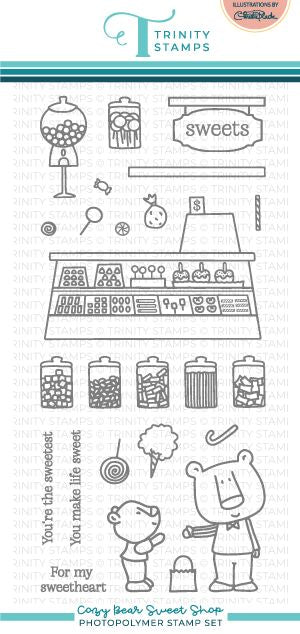Cozy Bear Sweet Shop Stamp Set