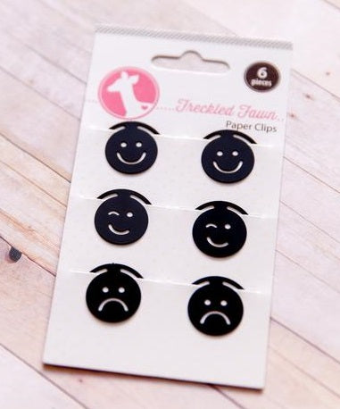 Flat Emoticons Paper Clips