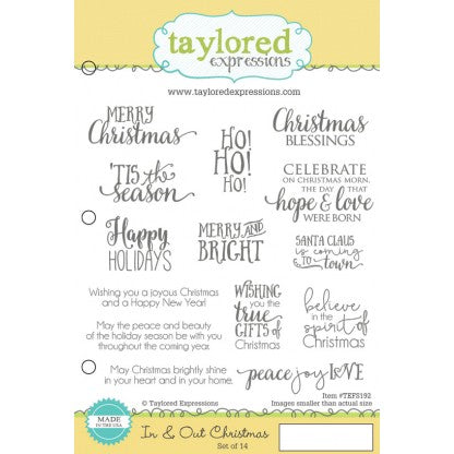 In & Out Christmas Stamp Set