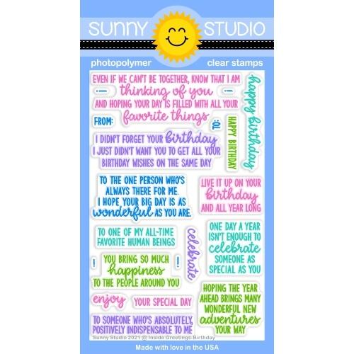 Inside Greetings Birthday Stamp Set